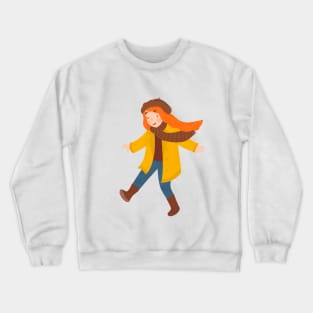 Autumn girl Crewneck Sweatshirt